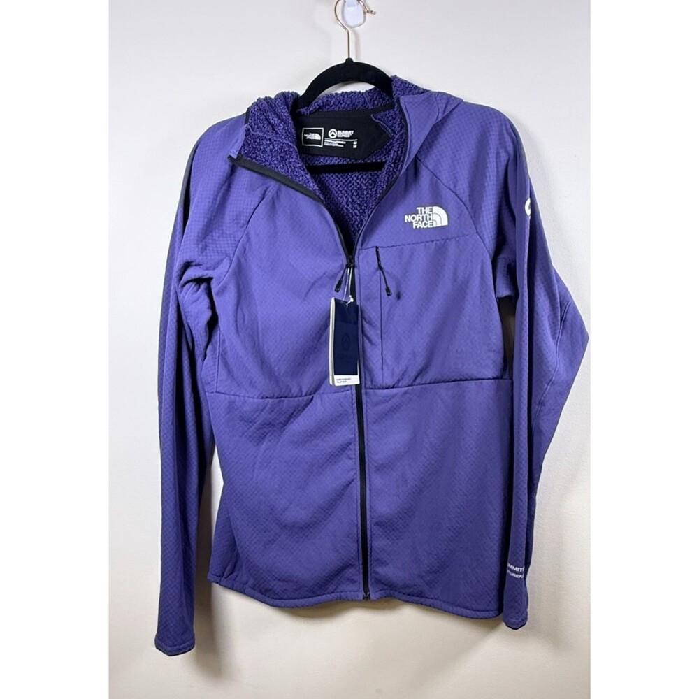 NWT The North Face Summit Series Men’s M Full Zip Hooded Jacket Slim Cove Blue